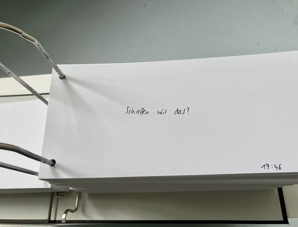 Julia Merdes „Fragentage“ Kunstakademie Karlsruhe