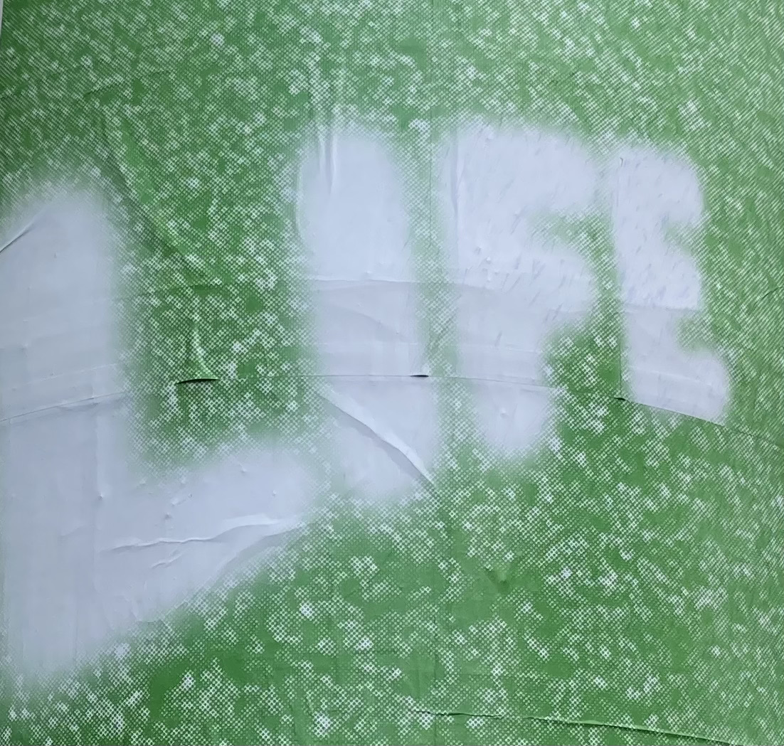 Life-Plakat Plakatwand